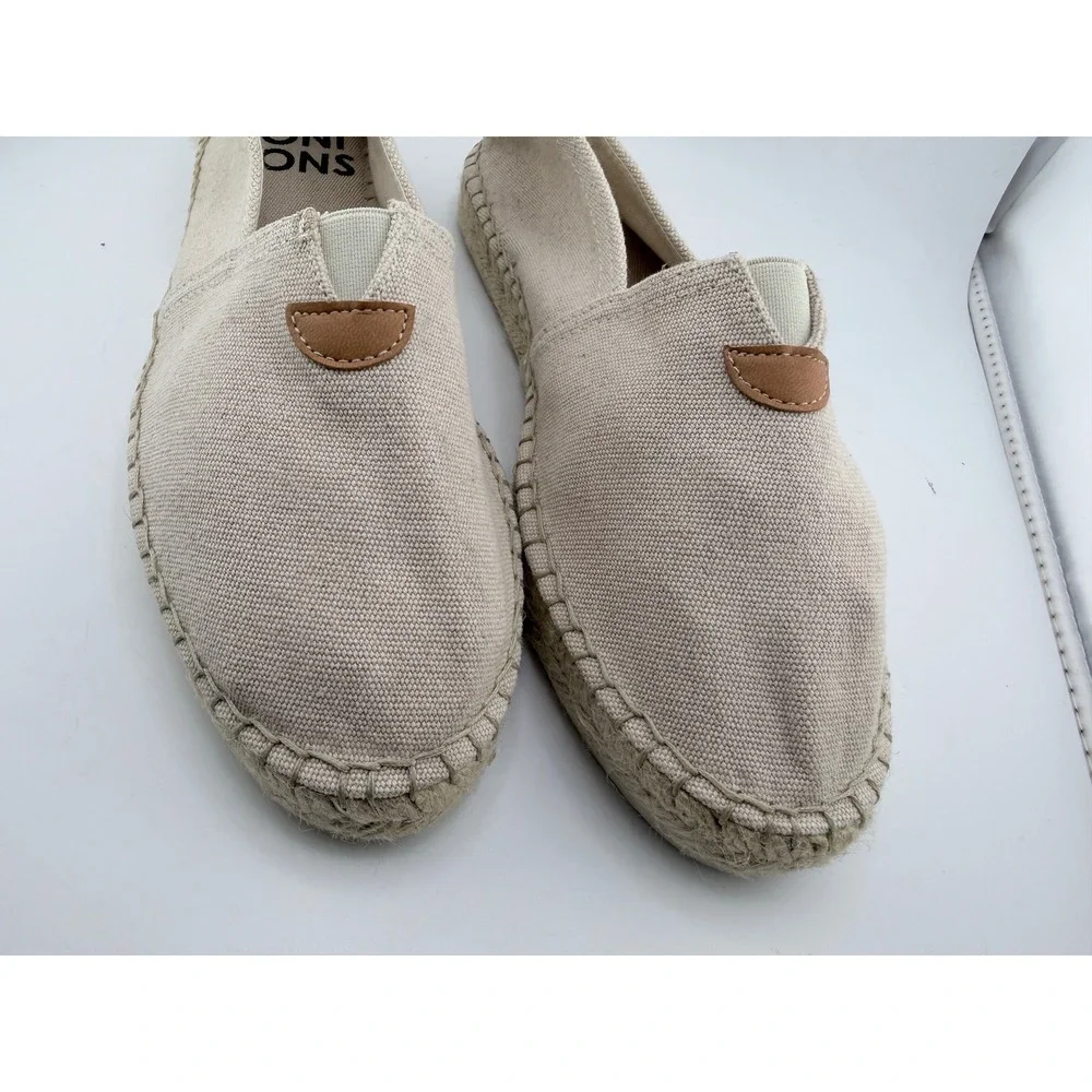 Toni Pons Espadrilles Womens 39 Beige Slip On Canvas Flats Spain